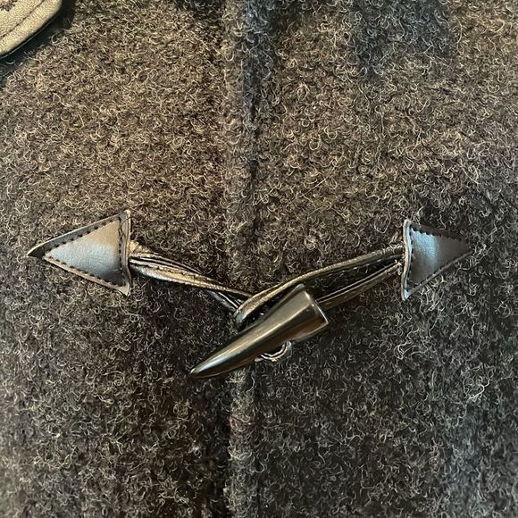 Victoria’s Secret Gray Removable Fur Collar Coat - Picture 3 of 11